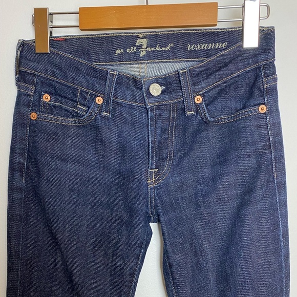 7 FOR ALL MANKIND Women’s “Roxanne” Skinny Jeans Made in USA - Picture 2 of 7